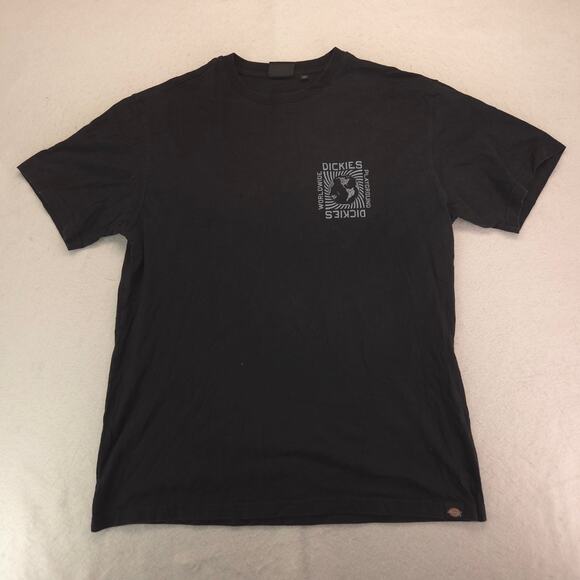 Dickies Crew Neck Casual Short Sleeve Graphic T Shirt Mens Size XL Black - Picture 2 of 9